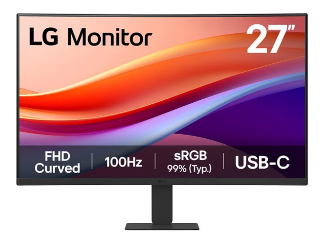 LG 27U421A-B - LCD monitor - curved - Full HD (1080p) - 27" - HDR image